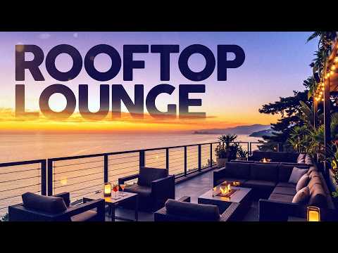 Rooftop Lounge 2027 ☀️ Cool Lounge Electronic Music & Ibiza / Tulum Drone Views