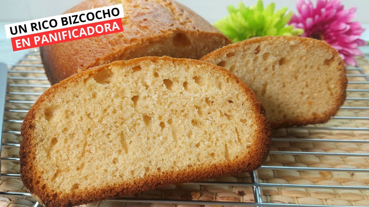 BIZCOCHO ESPONJOSO DE YOGUR EN PANIFICADORA