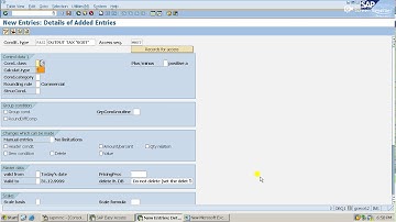 GST (Goods and service tax) Configuration in SAP FICO