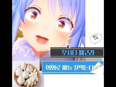 우사다 페코라 사실 마늘 좋아해요![홀로라이브 / 우사다 페코라]