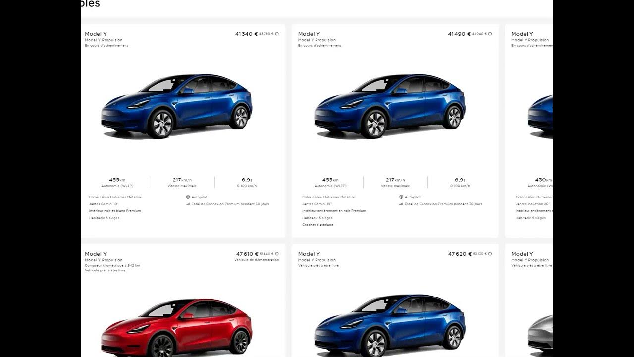 Tesla veut vider ses stocks de Model 3 et Model Y avec ces nouvelles remises