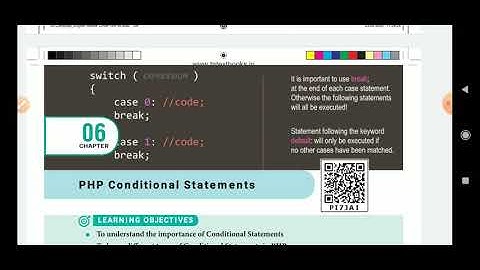 12 CA Chapter -6 | PHP Conditional Statements | Part-1