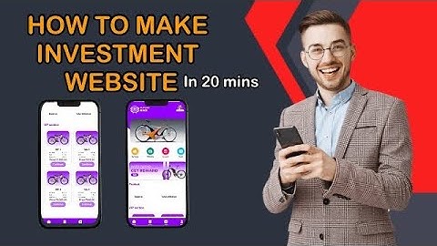 Investment website kaise banaye | How to make investment website