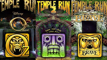 Temple Run Oz Vs Temple Run 2 Spooky Summit Vs Temple Run Brave - Endless Run Game Play