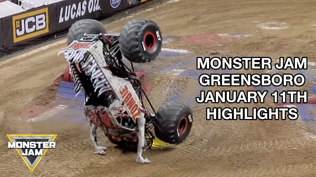 Основные моменты Monster Jam в Гринсборо | 11 января 2026 г. | 