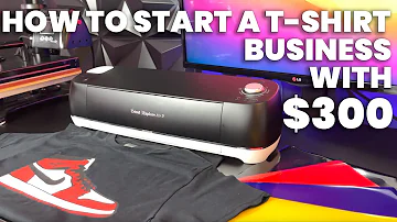 How To Start A T-Shirt Business With $300 (Cricut + Heat Press Machine)