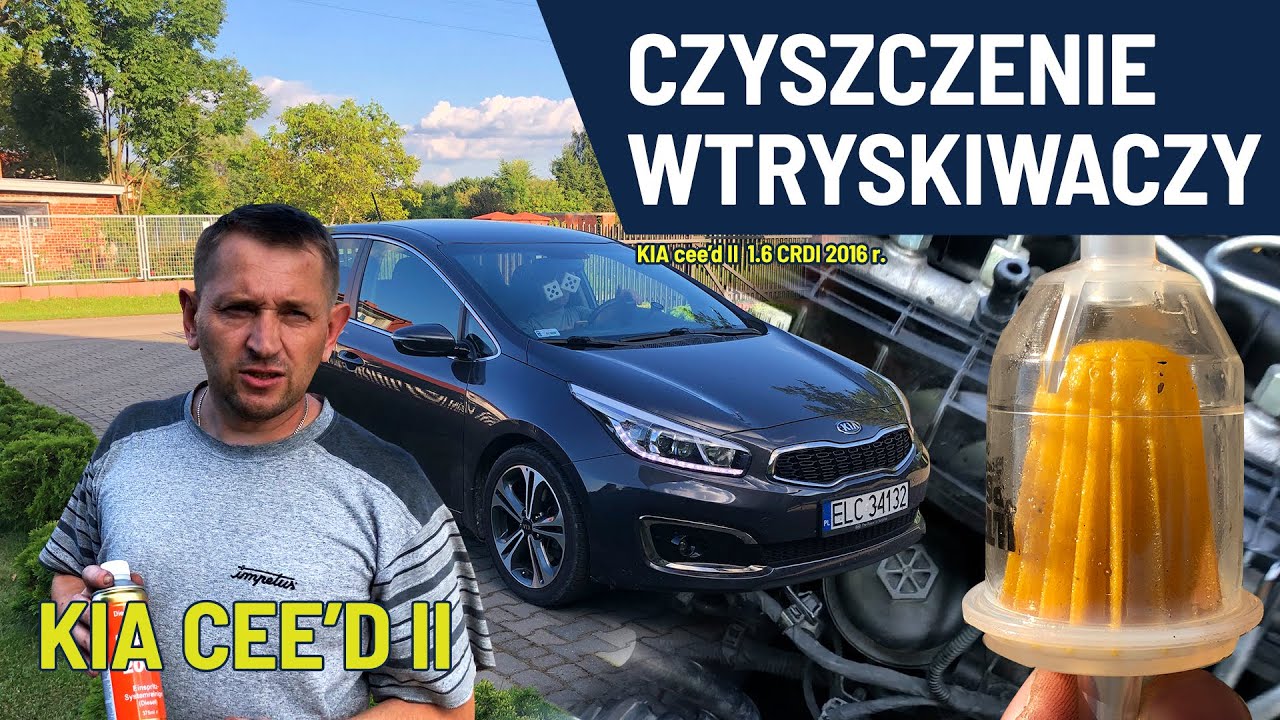 Kia Cee'd 1.6 Crdi 2016R. (Hyundai) Czyszczenie Wtryskiwaczy Tec 2000 - Youtube