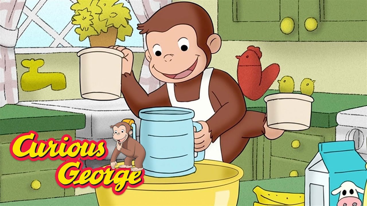learns how to make banana bread 🐵 Curious 🐵 Kids Cartoon
