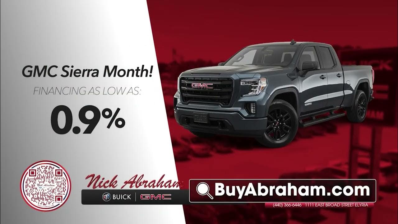 Nick Abraham Buick GMC May 2023 Specials - YouTube