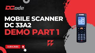 (HINDI) DCode DC33A2 Mobile Scanner Demo Part 1