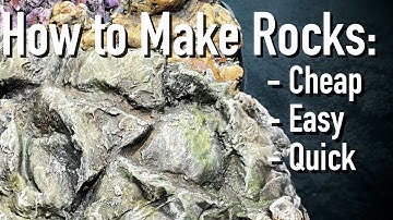 How to Make Rocks for Dioramas and Miniatures