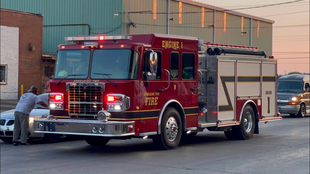 Spaulding Township MI FD E1 & Bridgeport FD E4 Responding STRUCTURE FIRE) Mutual