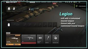 DMZ - Create a class - infil with a customized insured weapon - extract with your customized weapon