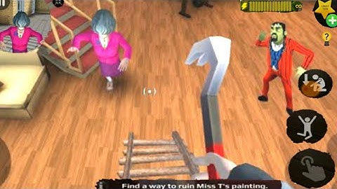 Scary Teacher 3D_New updater-New fun video everyday , gameplay walkthrough  part 66 ( android, ios)