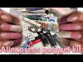 #aliexpress cheap #polygel kit is it worth it do your nails at home