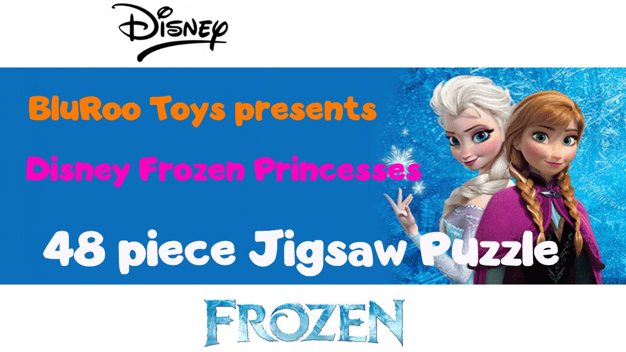 Disney Frozen Princesses Puzzle - Anna, Elsa, Olaf, and Sven