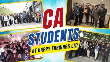Industrial Visit Vlog at Happy Forgings Limited | CA Students, IPO Insights & Corporate Exposure
