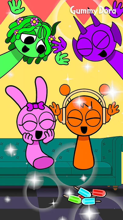 Ice Cream Happy Song (Incredibox Sprunki) #sprunki #animation #trend