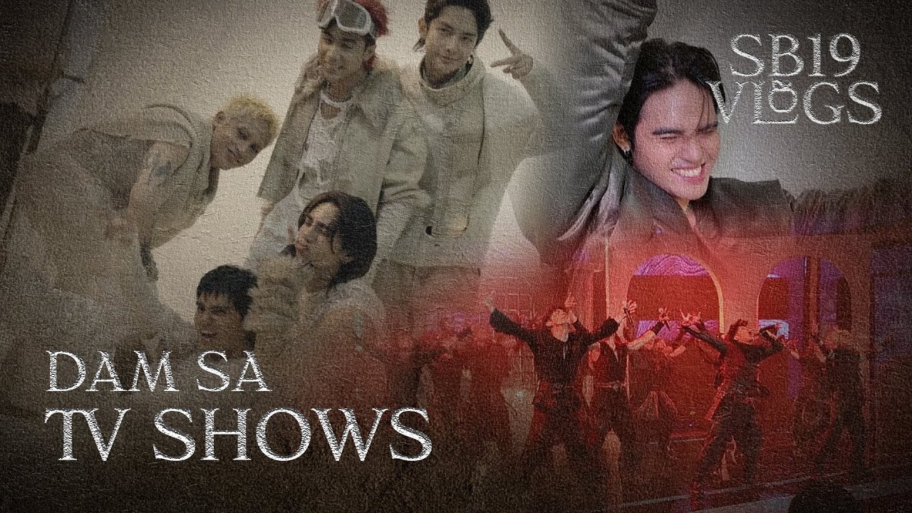 [SB19 VLOGS] Nag-setup ng DAM sa TV shows!