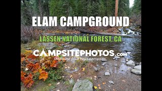 Elam Campground - Lassen National Forest, CA
