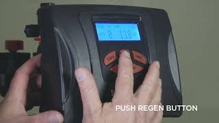 WaterCare Water Softeners - Performing Manual Regeneration Watercare Manual Regeneration
