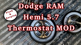 Dodge Ram 1500 Hemi 5.7 180° Thermostat Mod & Coolant Flush