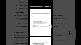 SQL Important Interview questions | SQL Interview Preparation Guide | Queries + Interview questions