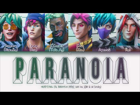 HEARTSTEEL – PARANOIA (BAEKHYUN, tobi lou, ØZI & Cal Scruby) [ПЕРЕВОД НА РУССКИЙ Color Coded Lyrics]