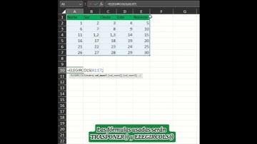Elegir columnas y convertirlas en filas #shorts #excel #excelavanzado #exceltips #exceltricks