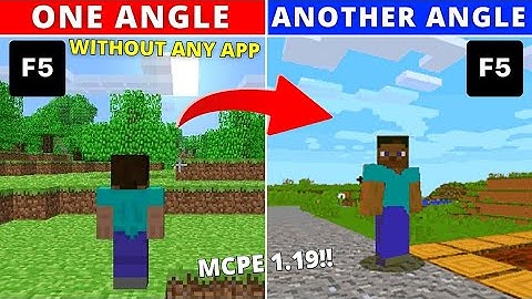 F5 Button Addon for Minecraft 1.19 😱🤩| Change Camera With One Click In Minecraft
