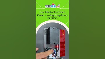 From Canvas to Console: Art vs. Raspberry Pi Pico Car Obstacles Game! 🎮🎨 #shorts