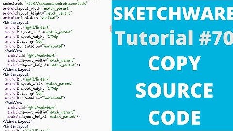 How to copy app source code in sketchware...#70 Dakat studio