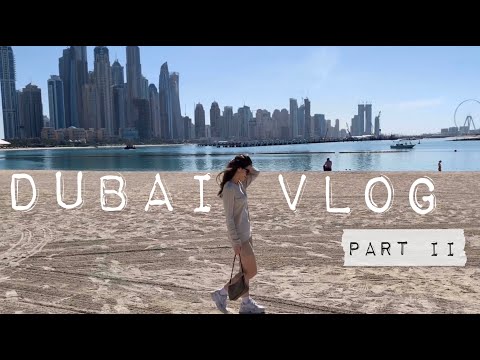 DUBAI VLOG, part II. Искусственный пляж Палм-Джумейра, старый город Дубай, на высоте 555 метров