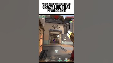 I predicted the future in #valorant #shorts