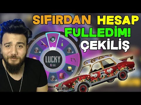 1 SEVİYE HESABI FULLEDİM TAKİPÇİME VERİYORUM! ÇEKİLİŞ! PUBG Mobile Sandık Açılımı