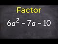 Factoring practice  learn how to factor  step by step math instruction