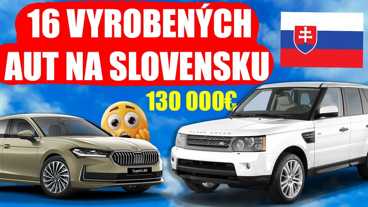 Od luxusu po legende - 16 áut zo SLOVENSKA svetu