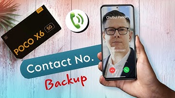 How to Import & Export Contacts in Poco X6 5g | Poco X6 me Sim Contact Import Kaise Kare