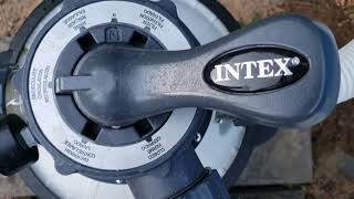 How to backwash and clean intex pool sand filter. Easy!