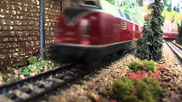 Maerklin DB 221 127-4 & DB Skirted Express Cars