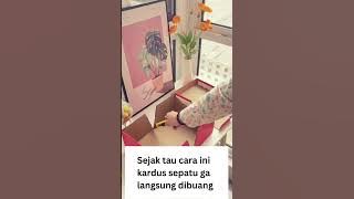 Kardus sepatu disulap jadi kotak serbaguna #diy #lifehacks #zonadiy