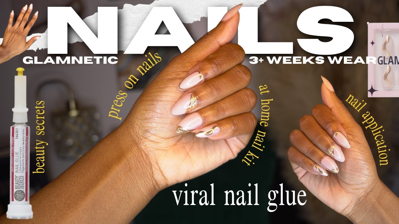 Viral Nail Glue | Kiss vs. Beauty Secrets | Applying #pressonnails | Glamnetic MsPaigeAlexia #nails