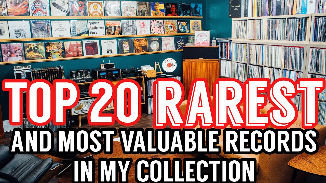 Top 20 RAREST & Most Valuable Vinyl Records in my Collection According to Discogs