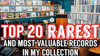 Top 20 RAREST \& Most Valuable Vinyl Records in my Collection According to Discogs
