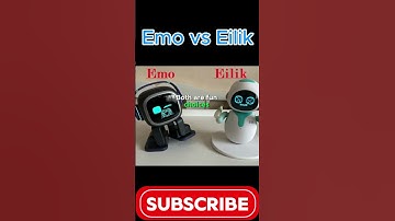 Emo and Eilik #emo #eilik #ai #emorobot #eilikrobot #robotics #trending #shorts #usa #robot #airobot
