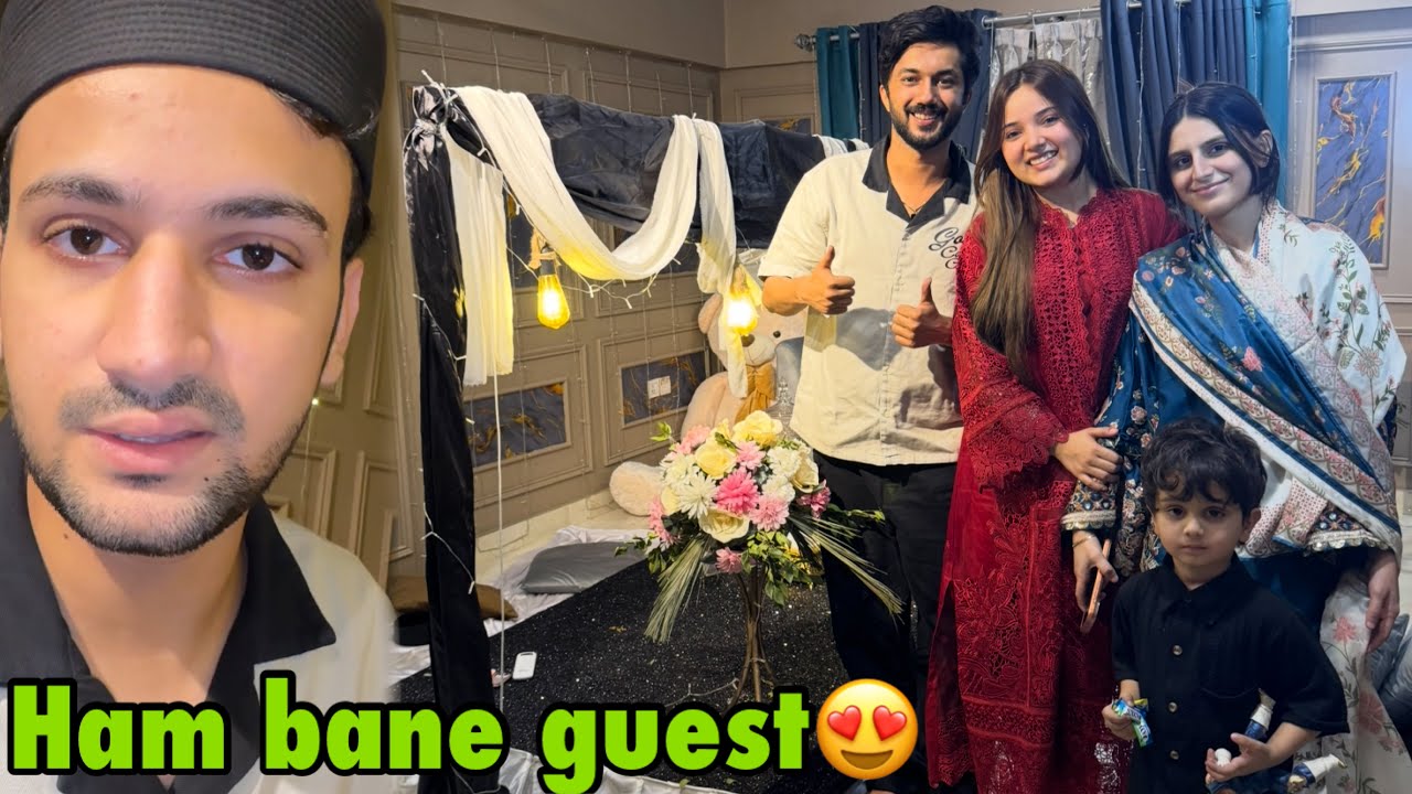 Hussain rabeeca ke new ghar hamari ramadan mai dawat😍 | ek boht eham sawal poch liya😳