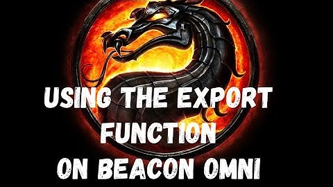 Using the Export function on Beacon Omni (Ark Survival Evolved)