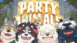 【Party Animals】みんなと一緒に大暴れ！【日寺ハクユ/吠黒コクバ/牧羊まもる/アッシュ・ノーウェア】