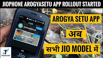 Jiophone Arogyasetu App Kaise Install Karen | Jiophone ArogyaSetu App | Techno Shiva