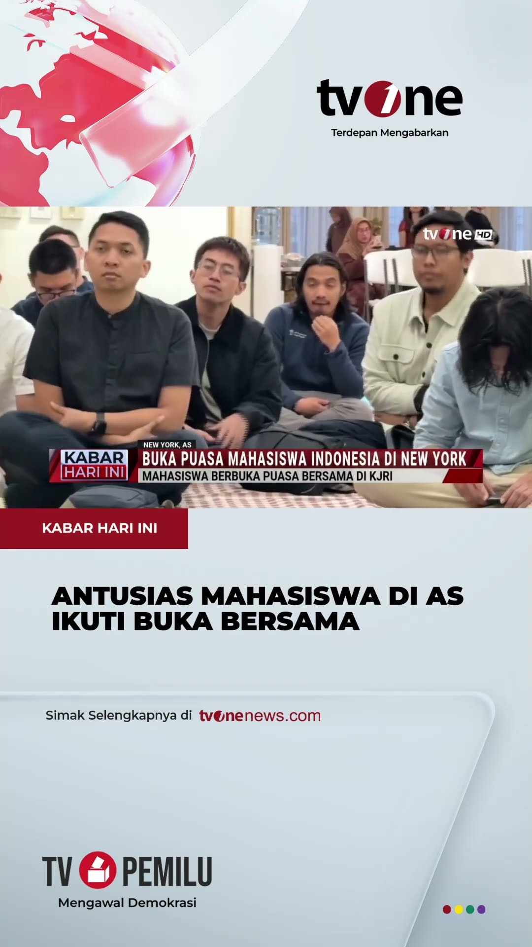 Buka Puasa Bersama Mahasiswa Indonesia di New York | tvOne